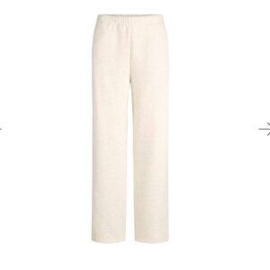 Skims NWT SOLD OUT!!! Cotton Fleece Straight Leg Pant in *Oatmeal* size M